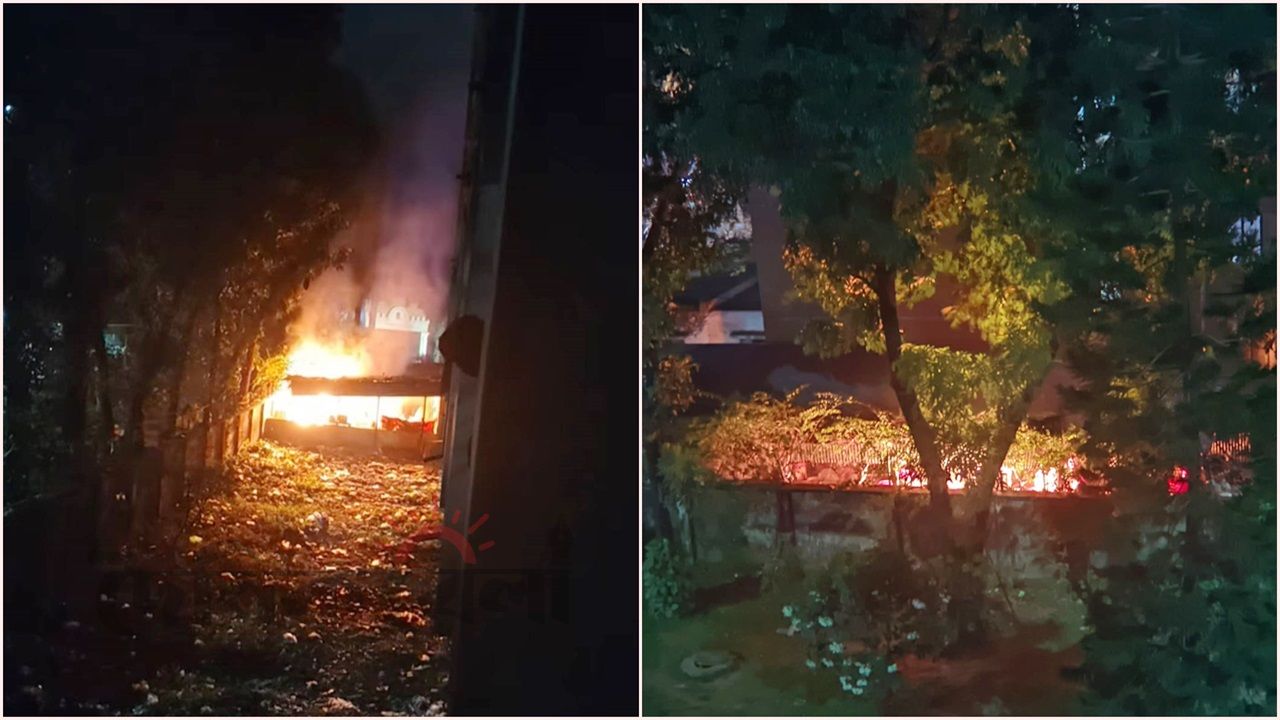 ঢাকা বিশ্ববিদ্যালয়ের বিজয় একাত্তর হলে আগুন